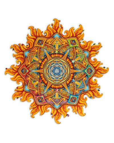 Puzzle din lemn Unidragon din 700 de piese - Mandala Soarelui Răsare (Dimensiume RS) - 2
