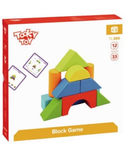 Cuburi din lemn  Tooky Toy - 2