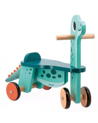 Jucărie din lemn pentru călărie Janod - Dinozaur - 2