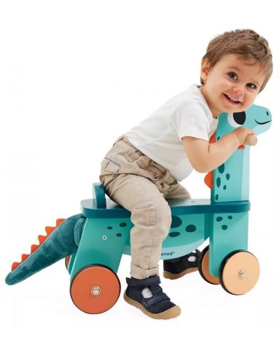 Jucărie din lemn pentru călărie Janod - Dinozaur - 7