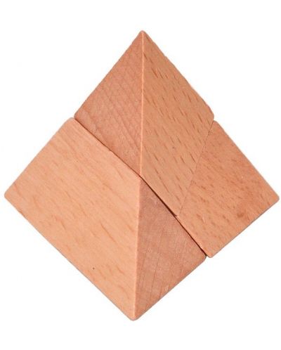 Puzzle 3D din lemn Johntoy - Enigma, tip 9 - 1
