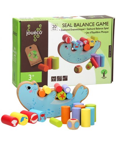 Joc de echilibru din lemn Joueco - Foca - 1