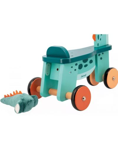 Jucărie din lemn pentru călărie Janod - Dinozaur - 6