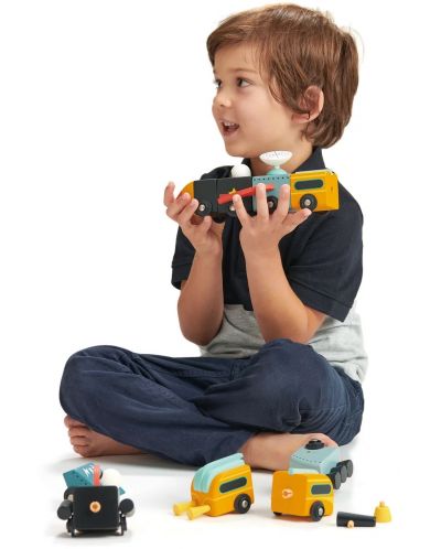Set de jucării din lemn Tender Leaf Toys - Space Race - 5