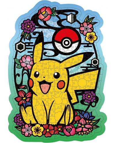 Puzzle din lemn Ravensburger 300 de piese - Pokémon: Pikachu - 3