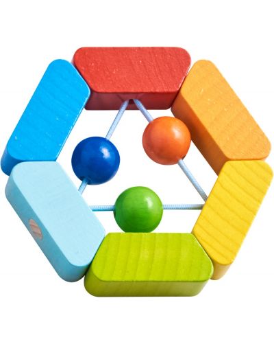 Jucărie din lemn pentru copii Haba, Hexagramă - 1
