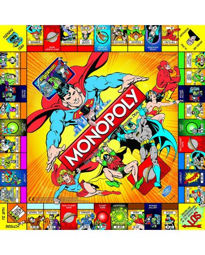 Joc de societate Hasbro Monopoly - DC Comics Originals - 3