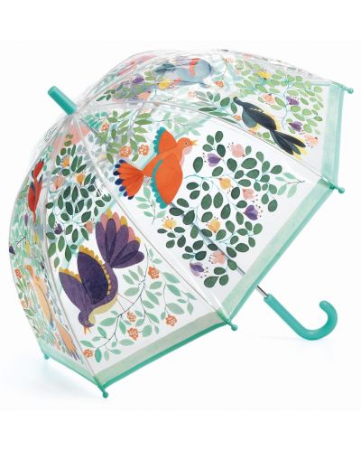 Umbrela pentru copii Djeco - Flori si pasari - 1