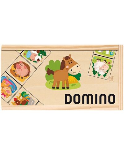 Domino pentru copii Woody - Animalele din ferma - 1
