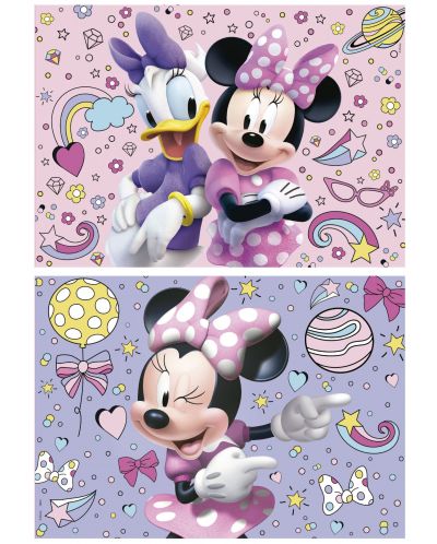 Puzzle pentru copii Educa din 2 x 48 de piese - Minnie Mouse - 2