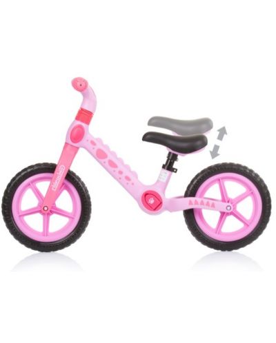 Bicicletă de echilibru pentru copii Chipolino -Dino, roz - 3