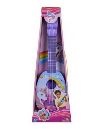 Instrument muzical pentru copii Simba Toys - Ukulele MMW, unicorn - 2
