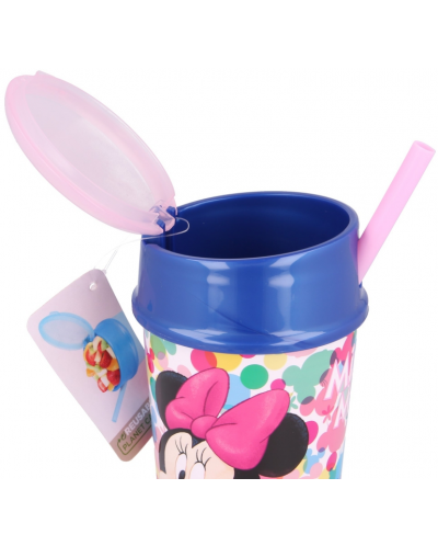 Cană pentru copii cu capac și pai Stor - Minnie Mouse, 400 ml - 3