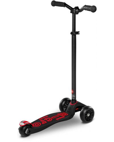 Scooter pentru copii Micro - Maxi Deluxe Pro, negru/roșu - 4