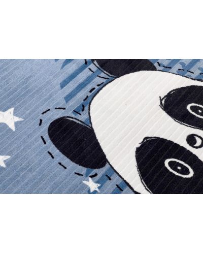 Covor pentru copii BLC - Panda, albastru - 4