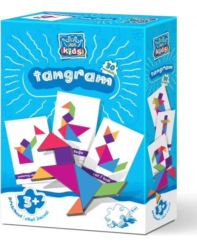 Joc de puzzle pentru copii Art Puzzle din 7 piese - Tangram - 1