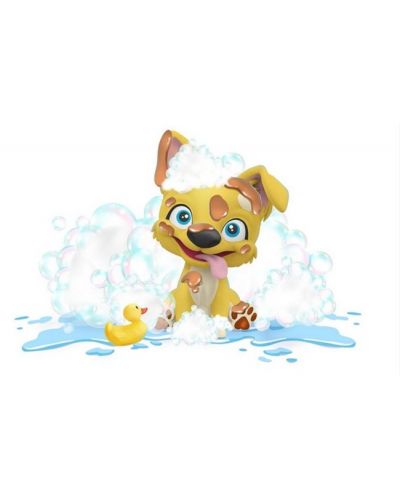 Joaca de copii Kidz World Washy Friends - Cățeluș de baie cu noroi, Corgi - 6