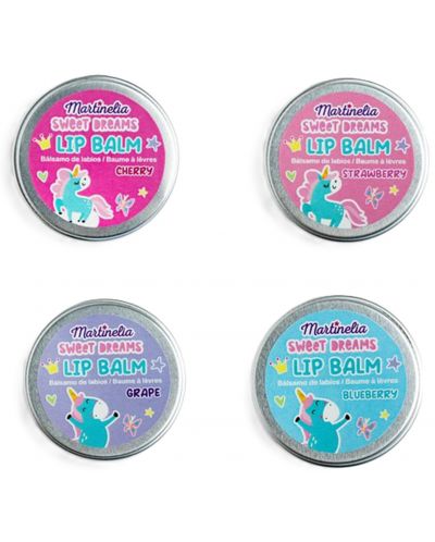 Balsam de buze pentru copii in cutie Martinelia Little Unicorn - Sweet dreams, Sortiment - 2