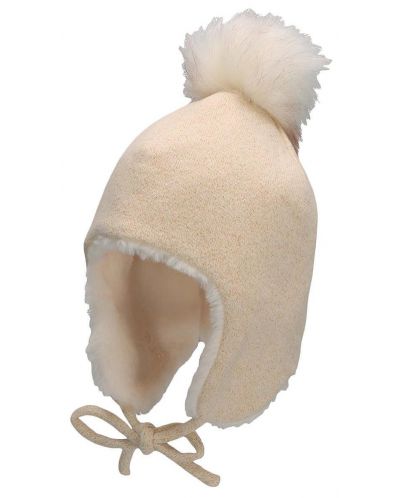 Pălărie de iarnă pentru copii cu pompon Sterntaler - Fetiță, 55 cm, 4-6 ani - 1