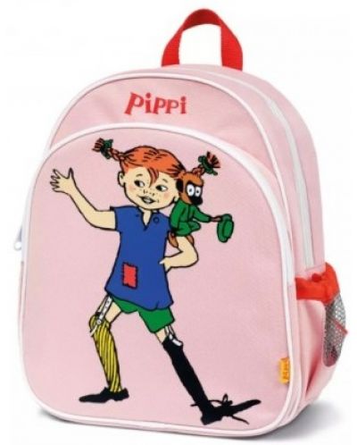 Rucsac pentru copii Micki Pippi - Pippi Longstocking, roz	 - 1