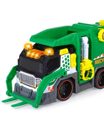 Dickie Toys - Camion de reciclare cu sunete și lumini - 4