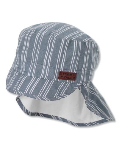 Pălărie de vară pentru copii cu protecție UV 50+ Sterntaler - Dungi, 49 cm, 12-18 luni - 1