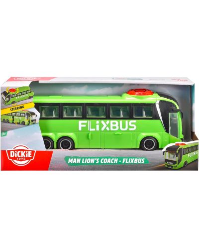 O jucărie de copii Dickie Toys -Autobuz turistic MAN Lion's Coach Flixbus - 1