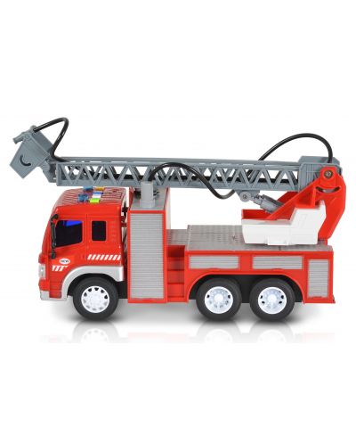 Jucărie pentru copii Moni Toys - Camion de pompieri cu pompă și scara, 1:12 - 2