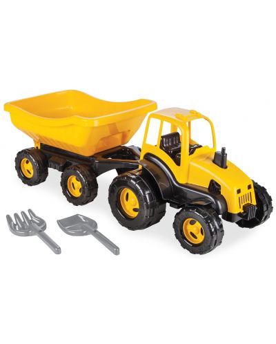 Jucărie pentru copii Pilsan - Tractor cu remorcă - 1