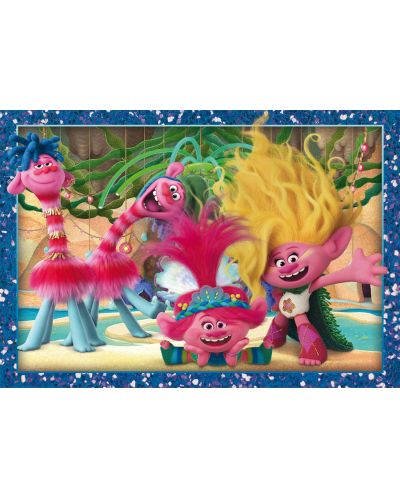 Puzzle pentru copii  Clementoni 4 в 1 - Trolls: Gang se adună - 3