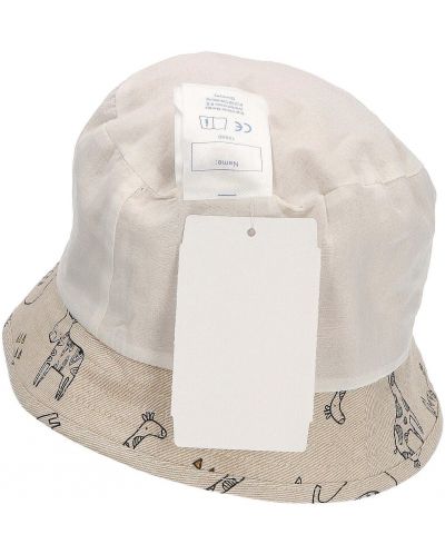 Pălărie de vară pentru copii cu protecție UV 50+ Sterntaler - Animale, 53 cm, 2-4 ani, bej - 3