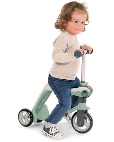Tricicletă pentru copii 2 în 1 Smoby - Trotinetă și roată echilibrată - 3