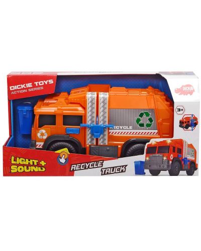 Jucarie pentru copii Dickie Toys - Camion de gunoi, cu sunete  - 1