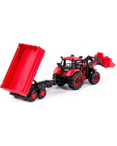 Toy Polesie - Tractor cu lopată și remorcă - 3