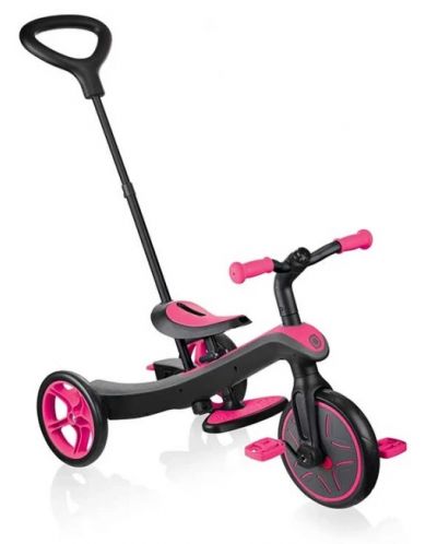 Tricicleta pentru copii 4 in 1 Globber - Trike Explorer, roz - 3