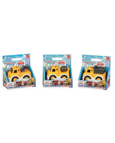 Jucărie RS Toys - Mini mașină de construcții, sortiment - 1