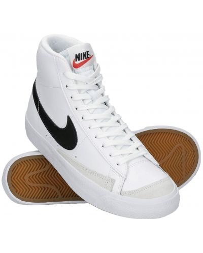Pantofi sport pentru copii Nike - Blazer Mid '77, albe - 2