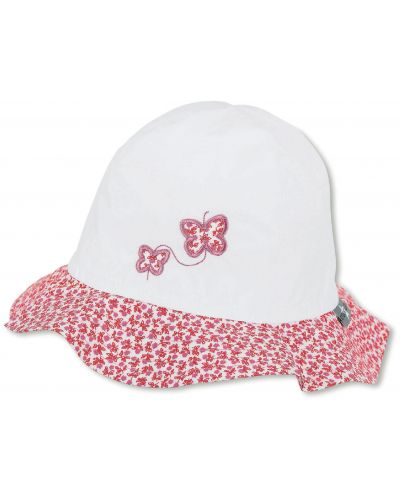 Pălărie de vară pentru copii cu protecție UV 30+ Sterntaler - Cu fluturi, 53 cm, 2-4 ani - 1