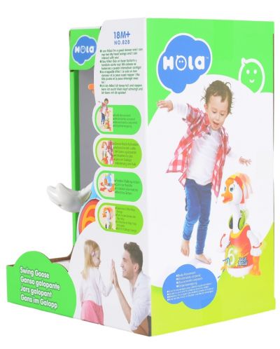 Jucărie muzicală pentru copii  Hola Toys - Gâscă care dansează - 6