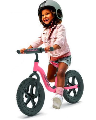 Bicicletă de echilibru pentru copii Chillafish - Charlie Sport 12′′, portocalie - 4