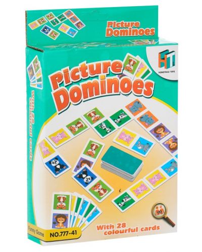 Domino pentru copii GT - Cu 28 de imagini color - 1