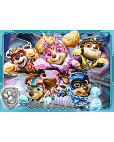 Puzzle pentru copii Ravensburger din  4 x 42 piese - Paw Patrol:Super film - 4