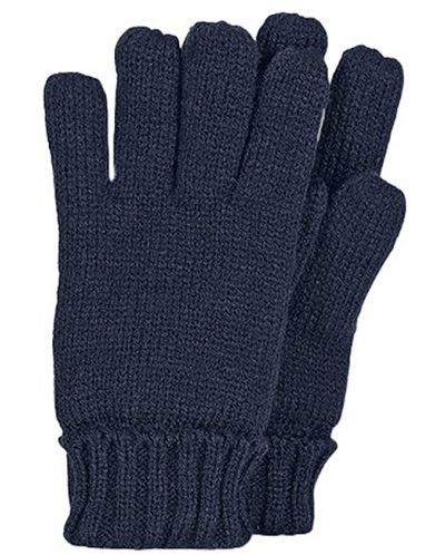 Mănuși tricotate pentru copii Sterntaler - 7-8 ani, albastru închis - 1
