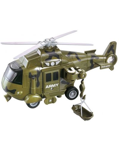 Jucarie City Service - Elicopter militar Resque, 1:20 - 1