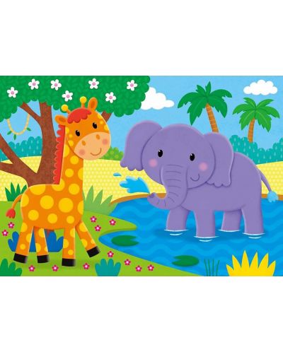 Puzzle pentru copii Galt - Animale, 4 piese - 5