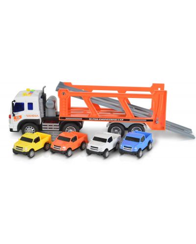 Jucărie pentru copii Moni Toys - Transportor auto cu sunet și lumină, 1:16 - 3