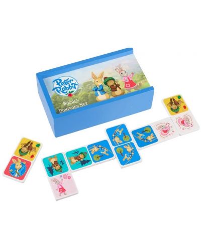 Domino pentru copii Orange Tree Toys - Peter Iepurașul, 30 de piese - 1