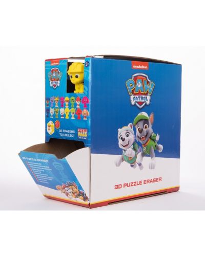 O jucărie de copii Nickelodeon - Radieră 3D Paw Patrol, sortiment - 4