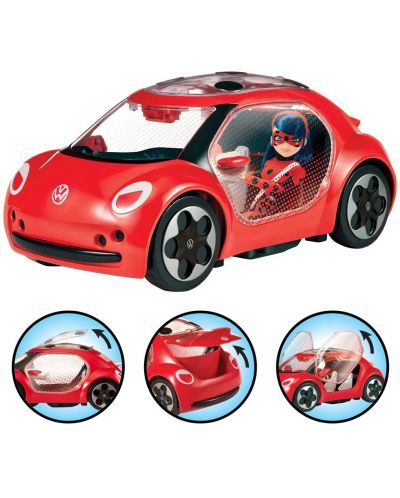Jucărie pentru copii Zag Play Miraculous - Mașina lui Kalinka VW Beetle - 3