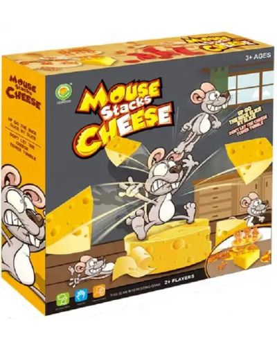 Joc de echilibru pentru copii Qing - Turn de brânză și șoareci - 1